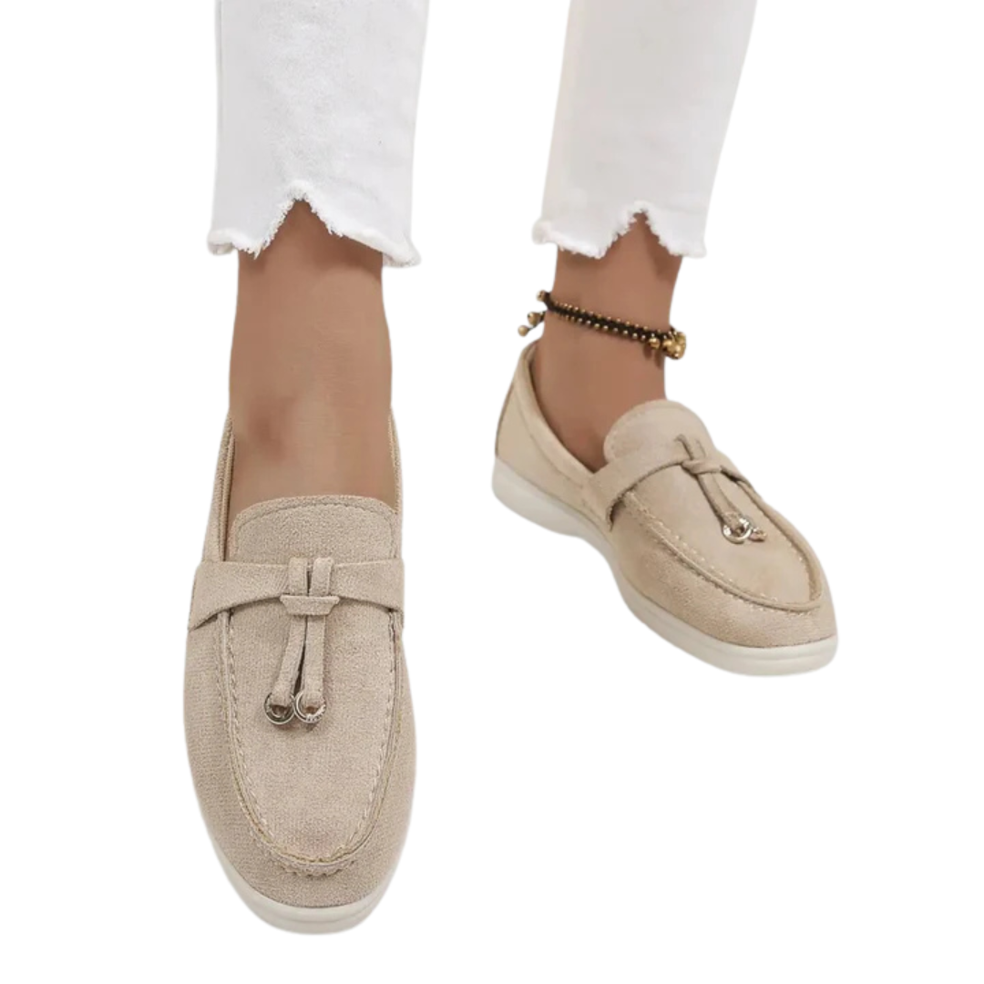 Møssa – Klassiske Loafers med Semsket Finish