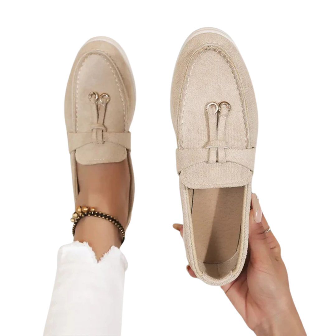 Møssa – Klassiske Loafers med Semsket Finish