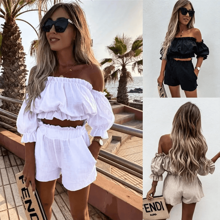 Møssa – Keily Lett Sommersett med Topp og Shorts - Møssa Norway